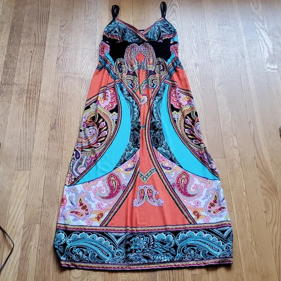 maxi dress stars Hime Maxi Dress in Oversize Sun Moon and Stars